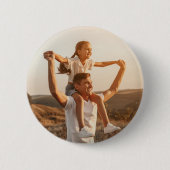 Vader vader vader volledige foto ronde button 5,7 cm (Voorkant)