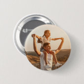 Vader vader vader volledige foto ronde button 5,7 cm (Voorkant /achterkant)