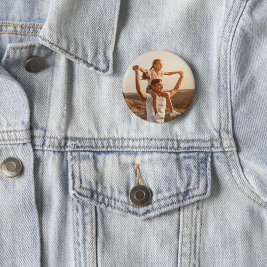 Vader vader vader volledige foto ronde button 5,7 cm (In situ)