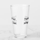 Vader vader vaders dag verjaardag grappig bier glas (Rechts)