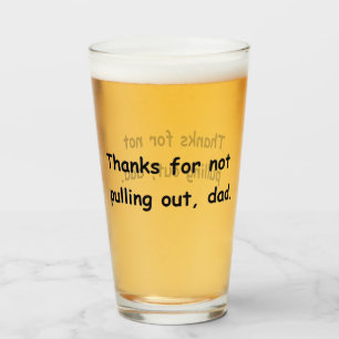 Vader vader vaders dag verjaardag grappig bier glas