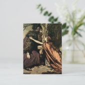 "Vader, Vader, wat brengt hen" van Arthur Rackham Briefkaart (Staand voorkant)