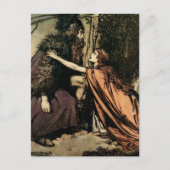 "Vader, Vader, wat brengt hen" van Arthur Rackham Briefkaart (Voorkant)