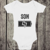 Vader Vader Zoon bijpassende shirt accu grappig