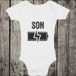 Vader Vader Zoon bijpassende shirt accu grappig