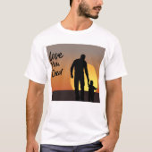 Vader vader Zoon Bond Fathers Dag T-shirt (Voorkant)