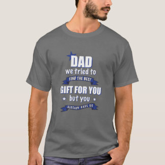 Vader Vaderdag Cadeau Mannen Son Idee Boy T-shirt