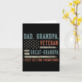 Vader Vaderdag Papa Opa Veteraan Oudoopa Kaart (Gele Bloem)