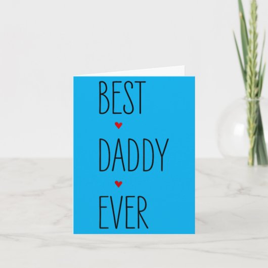 Vader Vaderdag Verjaardag Matching Leuke Quotes Kaart (Voorkant)
