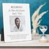 Vader van Afstuderen In Heaven Memorial met foto Fotoplaat (Zijkant)