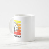 Vader van Badminton Grappige Badminton Vader Koffiemok (Voorkant links)