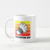 Vader van Badminton Grappige Badminton Vader Koffiemok (Links)