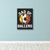 Vader Van Ballers Canvas Afdruk (Insitu (Houten vloer))