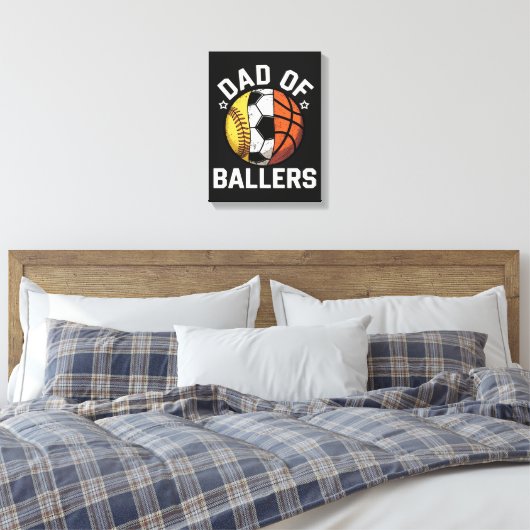 Vader Van Ballers Canvas Afdruk (Insitu (Slaapkamer))