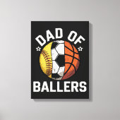 Vader Van Ballers Canvas Afdruk (Voorkant)