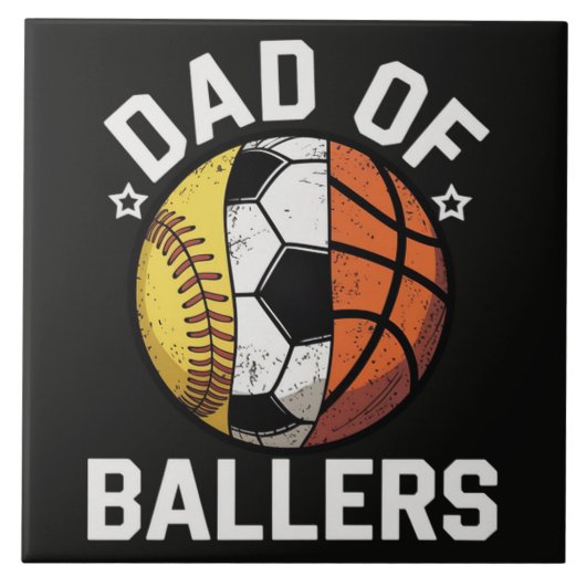 Vader Van Ballers Tegeltje (Voorkant)