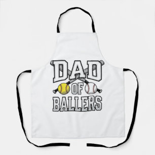 Vader Van Ballers Vintage Baseball Softbal T-shirt Schort