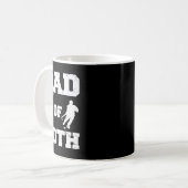 Vader Van Beide Grappige Dans Hockey Vader Koffiemok (Voorkant links)