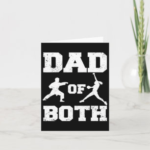 Vader van beide grappige karate softll papa kaart