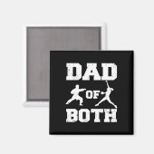 Vader van beide grappige karate softll papa magneet (Voorkant / Achterkant)