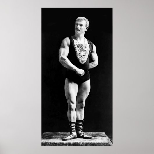 VADER VAN BODYBUILDING - EUGEN SANDOW 1893 POSTER (Voorkant)