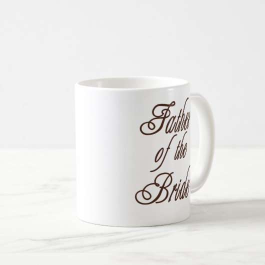 Vader van Bride Classy Browns Koffiemok (Voorkant rechts)