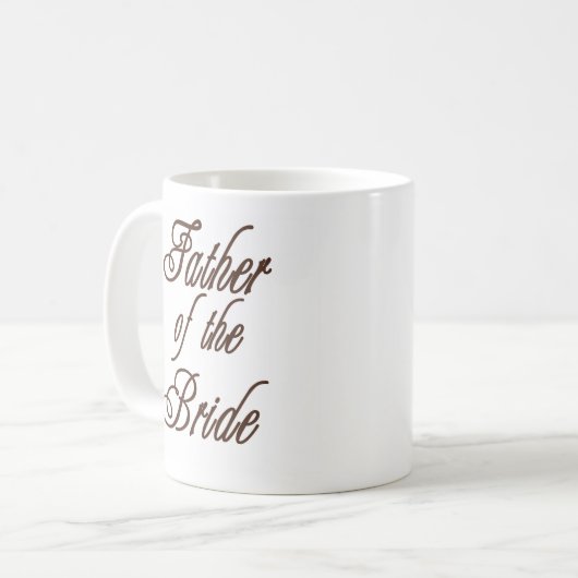 Vader van Bride Classy Browns Koffiemok (Voorkant links)
