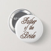 Vader van Bride Classy Browns Ronde Button 5,7 Cm (Voorkant /achterkant)