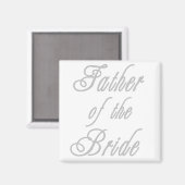 Vader van Bride Classy Grays Magneet (Voorkant / Achterkant)
