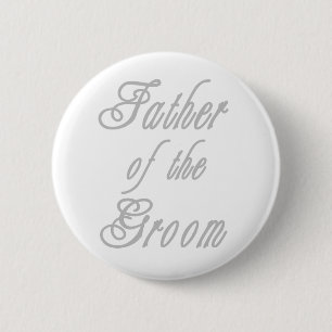 Vader van Bruidegom Elegante Grays Ronde Button 5,7 Cm