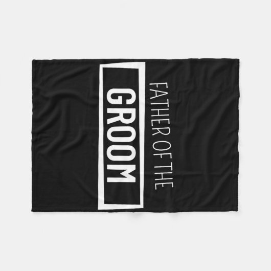Vader van de Bachelor Party G Fleece Deken (Voorkant (Horizontaal))