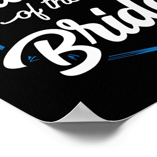 Vader van de Bachelorette Wedding van de Bride Par Poster (Hoek)