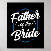 Vader van de Bachelorette Wedding van de Bride Par Poster (Voorkant)