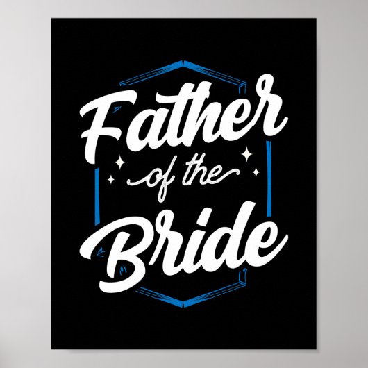 Vader van de Bachelorette Wedding van de Bride Par Poster (Voorkant)