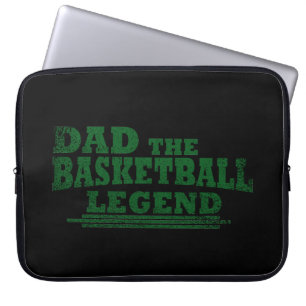vader van de basketballegende laptop sleeve