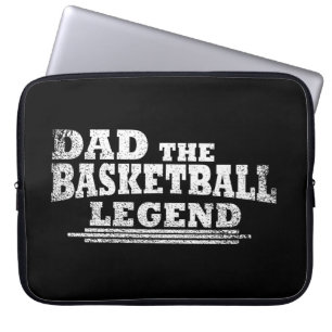 vader van de basketballegende laptop sleeve