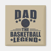 vader van de basketballegende magneet (Voorkant)