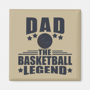 vader van de basketballegende magneet