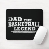 vader van de basketballegende muismat (Met muis)