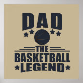 vader van de basketballegende poster (Voorkant)
