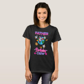 Vader van de Birthday Crew Space Party Planet Bda T-shirt (Voorkant volledig)
