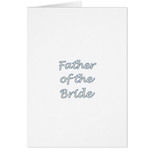 Vader van de Bride (Voorkant)