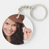 Vader van de Bride Altijd je kleine meisjeshart Sleutelhanger (Achterkant)