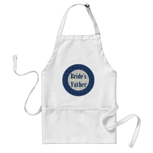 Vader van de Bride Apron Standaard Schort (Voorkant)