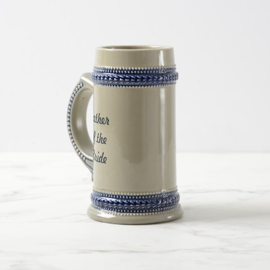 Vader van de Bride Beer Stein Bierpul (Voorkant links)