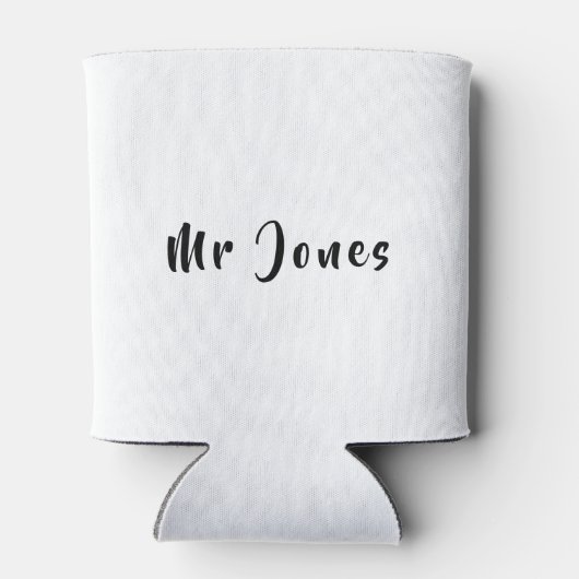 Vader van de Bride - bewerkbare tekst en afbeeldin Blikjeskoeler (Achterkant)