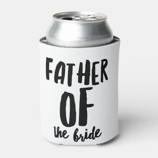 Vader van de Bride Blikjeskoeler (Blikje Voorkant)