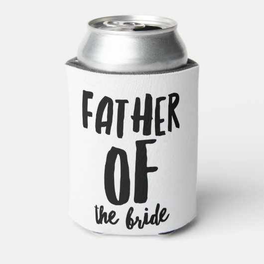 Vader van de Bride Blikjeskoeler (Blikje Achterkant)