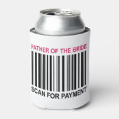 Vader van de Bride Blikjeskoeler (Blikje Voorkant)