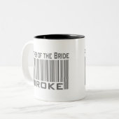 Vader van de Bride Broke Tweekleurige Koffiemok (Voorkant links)